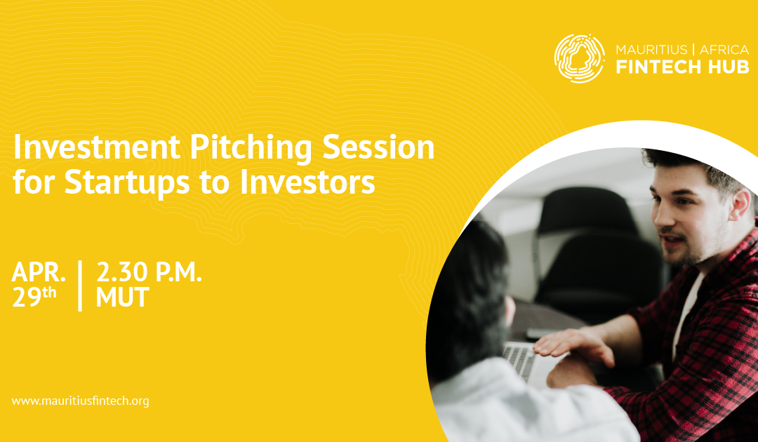 Investment Virtual Pitching Session for Startups to Investors [MAFH members-only]